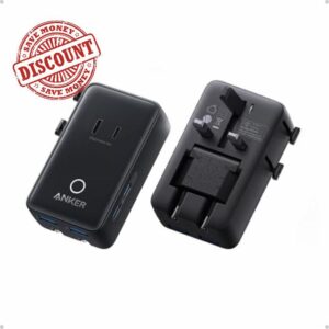 Anker Universal Travel Adapter 5-in-1 for UK/EU/US/AU