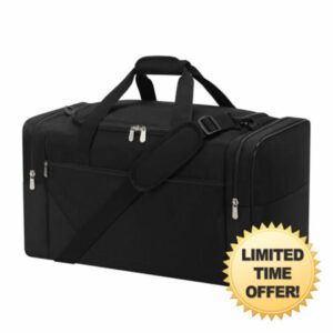 45L Sports Duffel Bag - 21 inch Gym Bag with Multi Pocket for Weekend