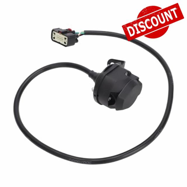 Alpha Rider 7 Pin Towbar Wiring Harness For 2012-2023 Ford Transit Mk8 Tourneo Custom - Plug and Play Trailer Lights Connector Ki
