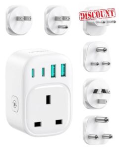 LENCENT Worldwide Travel Adapter Set Type A
