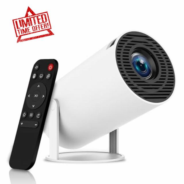 Mini Projector 1080P FHD 4K Support with Wifi & Bluetooth