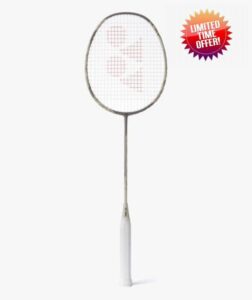 YONEX ASTROX 77 Play Limited Edition 2026 Badminton Racket - Light Beige - Strung - Lightweight Power Racket with Large Sweet Spot & Graphite Beginners + Advanced Players