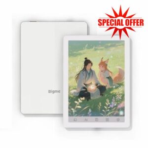 Bigme B6 6-inch E-Reader |Glare-Free Color E Ink Kaleido™ 3 display | Audiobooks | White