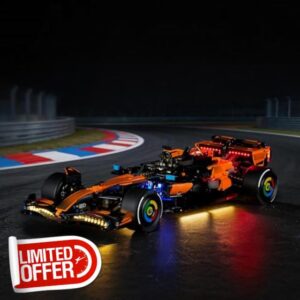 BRIKSMAX 2.0 Light Kit Compatible with Lego Technic McLaren MCL39 F1 Car 42228 Building Sets - Original LED Lighting Kits (Accessories Only) for Display