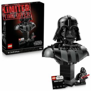 LEGO Star Wars 75439 Darth Vader Bust - Display Model Kit for Adults incl. Collectible Sith Minifigure w/Red Lightsaber - DIY Shelf or Room Decor - Gift Idea for A New Hope Fans