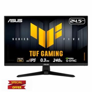 ASUS TUF Gaming VG259QM5A 24.5" FHD 240Hz 0.3ms Height Adjustable Gaming Monito