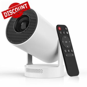 Mini Projector with WiFi 6 and Bluetooth