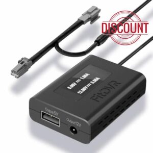 Power Adapter For Dash Camera (3 Pin) Ford Ranger 2019-2023 And Escape 2013-2020 With Rearview Mirror Auto Dimming