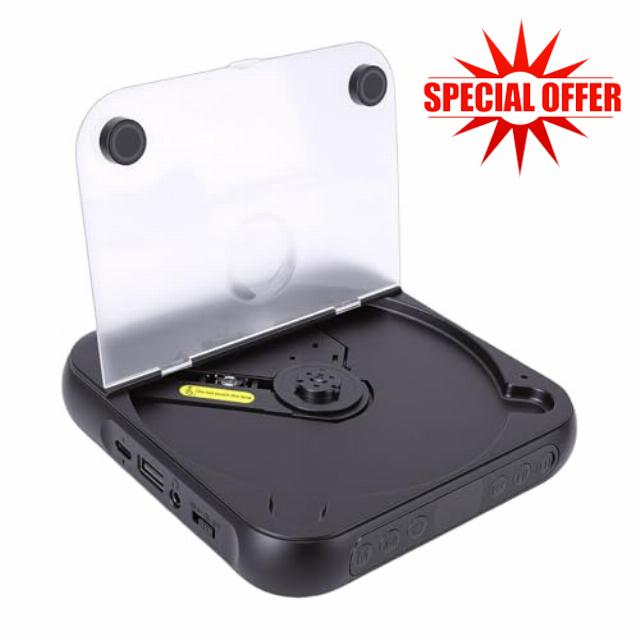 Dpofirs Portable CD Player with Bluetooth