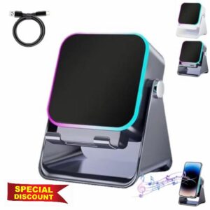 5-in-1 Wireless Induction Audio Speaker Stand - 4 in 1 Wireless Speaker Stand