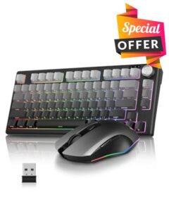 RedThunder K75 75% Wireless Keyboard and Mouse