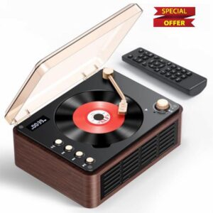 POFOTO Portable CD Player with Bluetooth 5.3