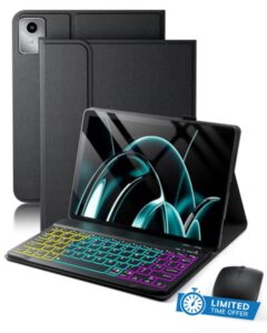 for Lenovo Idea Tab (2025 TB-336ZU/TB-336FU) 11-inch/Lenovo Tab M11 (2024 TB330FU/TB330XU) 11-inch Backlit Keyboard Case