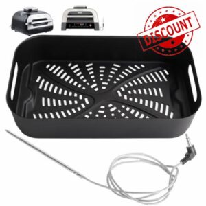 Foodi XL Grill Combo Crisper Basket & Meat Probe Kit for Ninja FG551/FG550 Foodi XL Grill