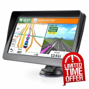 7Inch Sat Nav for Cars & Trucks HD touch screen with UK & Europe maps
