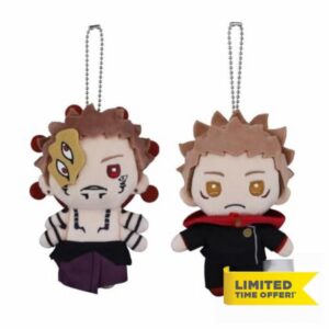 JJK Gojo Satoru Plush Figures Keychain Anime Itadori Yuji Stuffed Animal Pillow Backpack Pendant Sofa Cushion Decoration Gifts 12CM