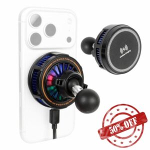 xik Magnetic Cooling Charger Phone Holder - Wireless Fast Charger for Magsafe iPhone