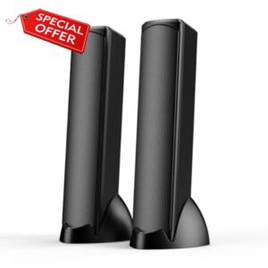 LENRUE PC Speakers for Desktop