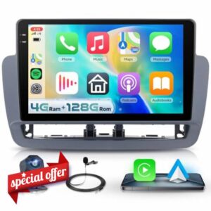 4G+128G Car Radio Stereo for Seat Ibiza 2012-2015