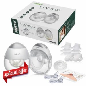 Haakaa E-Ladybug Wearable Electric Breast Pump – Ultra-Slim