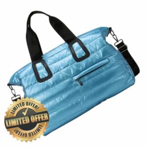 Extra Large Water Resistant Athletic Bag Glossy Surfaces Design Gym Bags for Sports Enthusiasts and Frequent Travelers Swimming Sports Bag