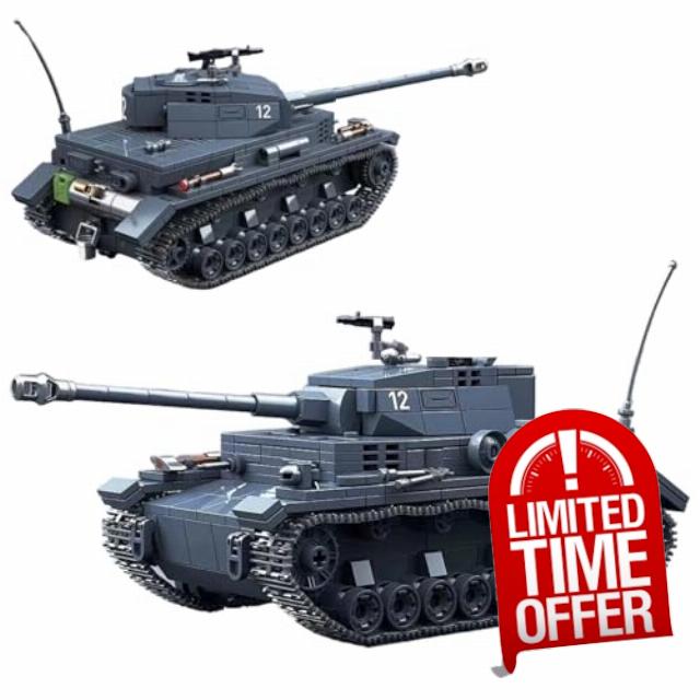 Panzer 4 Tank Building Set for Adults
