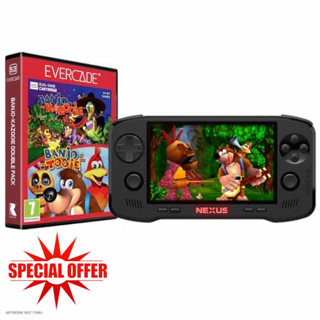 Evercade Nexus and Banjo-Kazooie Double Pack