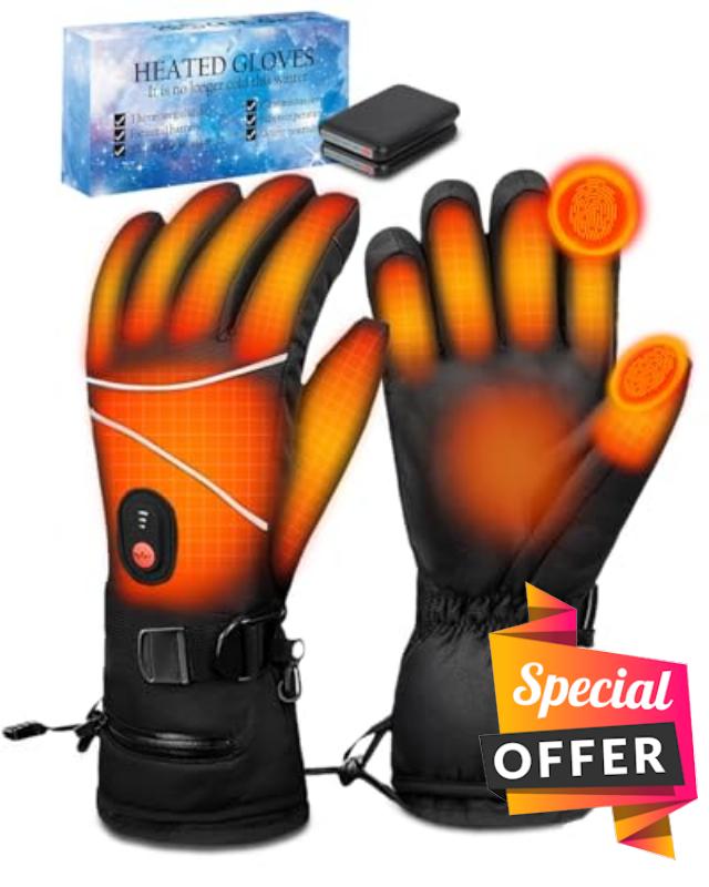 Victoper 2025 Upgraded Heated Gloves for Men & Women