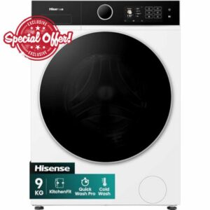 Hisense 5i Series 9kg 1400rpm Washing Machine - WF5I9043BWFS           [Energy Class A]