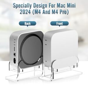 Mac mini M4 Stand with External Storage Slot