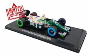 - 1/24 scale Formula 1 car compatible with BENETTON B186 Gerhard Berger 1986 F1 - OR11