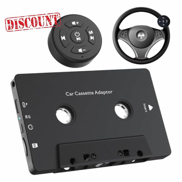 Jectse Car Audio Wireless Cassette Receiver