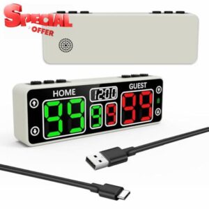 Magnetic Touch Smart Scoreboard With Timer