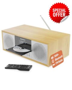 OAKCASTLE DAB500 CD Player with DAB & FM Radio | Bluetooth
