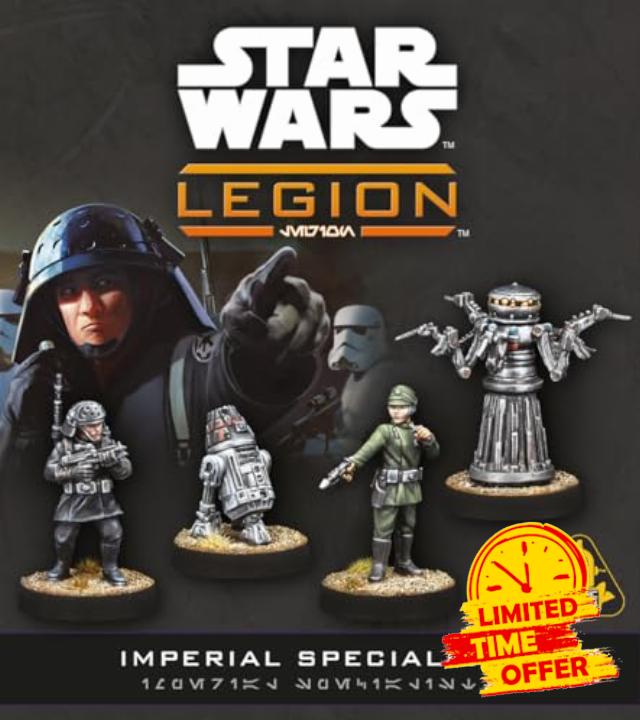 Asmodee | Star Wars: Legion - Imperial Specialists | Miniatures Game | Ages 14+ | 2 Players | 90 Minutes Playing Time
