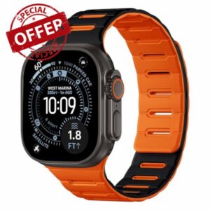 Bandletic Double Sided Reversible Strap Compatible with Apple Watch Strap 49mm 46mm 45mm 44mm 42mm