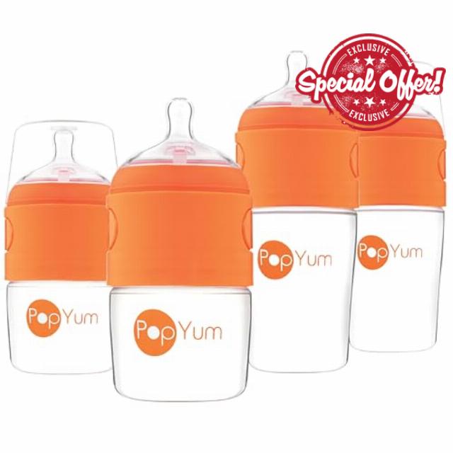 PopYum Baby Bottle Starter Kit