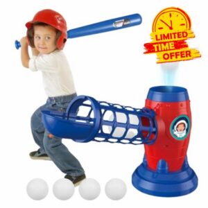 T Ball Set For Kids – Baseball Pitching Machine Outdoor Sport Toy
