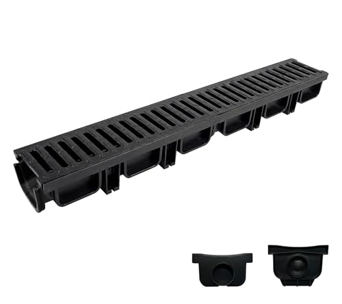Shallow Profile Drainage System for Car Park & Garage (50Lx14Wx10D cm)