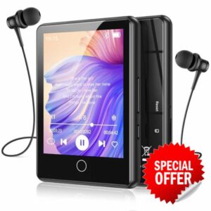 AGPTEK 64GB MP3 Player with Bluetooth