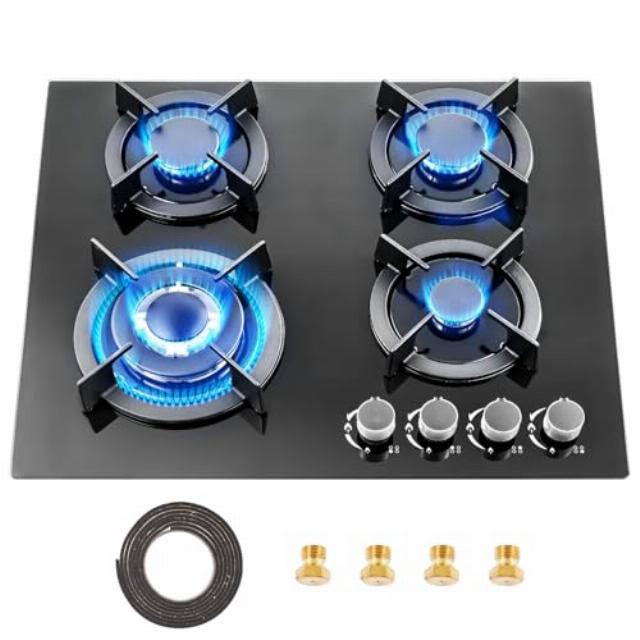 7400W Gas Hobs 4 Burners