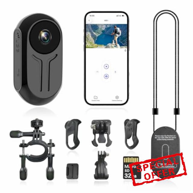 2K WiFi POV Vlogging Camera