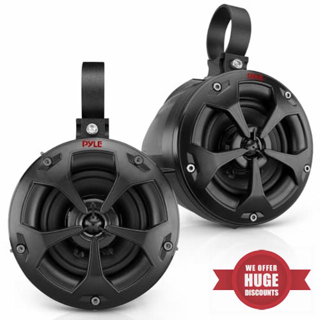 Pyle 4” Water-Resistant Off-Road Speaker System with 800 W Power