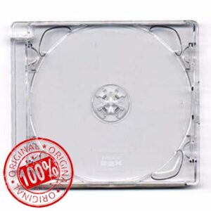 CD Super Jewel Box 10.4 mm – Single Disc Clear Case with Clear Tray