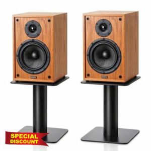 5-8 Inch Desktop Speaker Stands with Cable Management