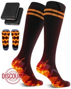 Rechargeable Heated Socks 5V for Men and Women