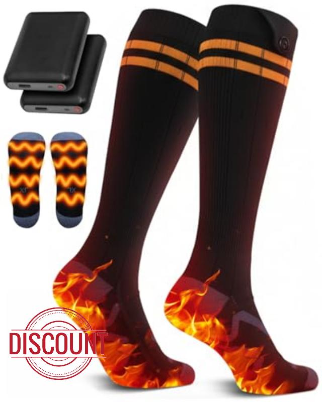 Rechargeable Heated Socks 5V for Men and Women