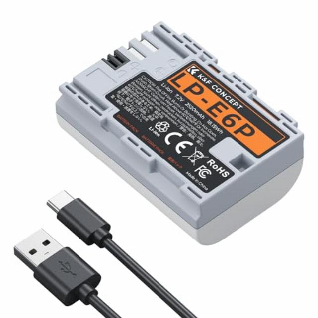 K&F CONCEPT LP-E6P Camera Battery
