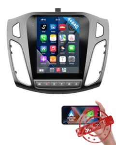 ESSGOO Android 15 4+64G Wireless CarPlay Androidd Auto Car Stereo Radio For Ford Focus Mk3 2012-2018