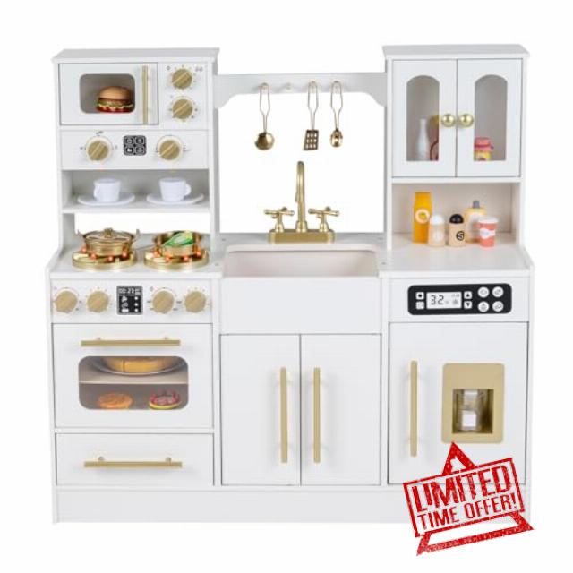 COSTWAY Kids Wooden Kitchen